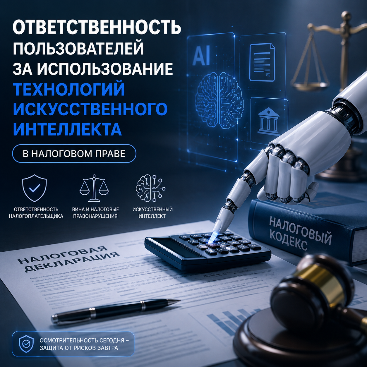 ОТВЕТСТВЕННОСТЬ ПОЛЬЗОВАТЕЛЕЙ ЗА ИСПОЛЬЗОВАНИЕ ТЕХНОЛОГИЙ ИСКУССТВЕННОГО ИНТЕЛЛЕКТА В НАЛОГОВОМ ПРАВЕ